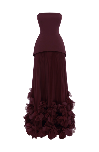 Seraphina Gown Cherry Lacquer