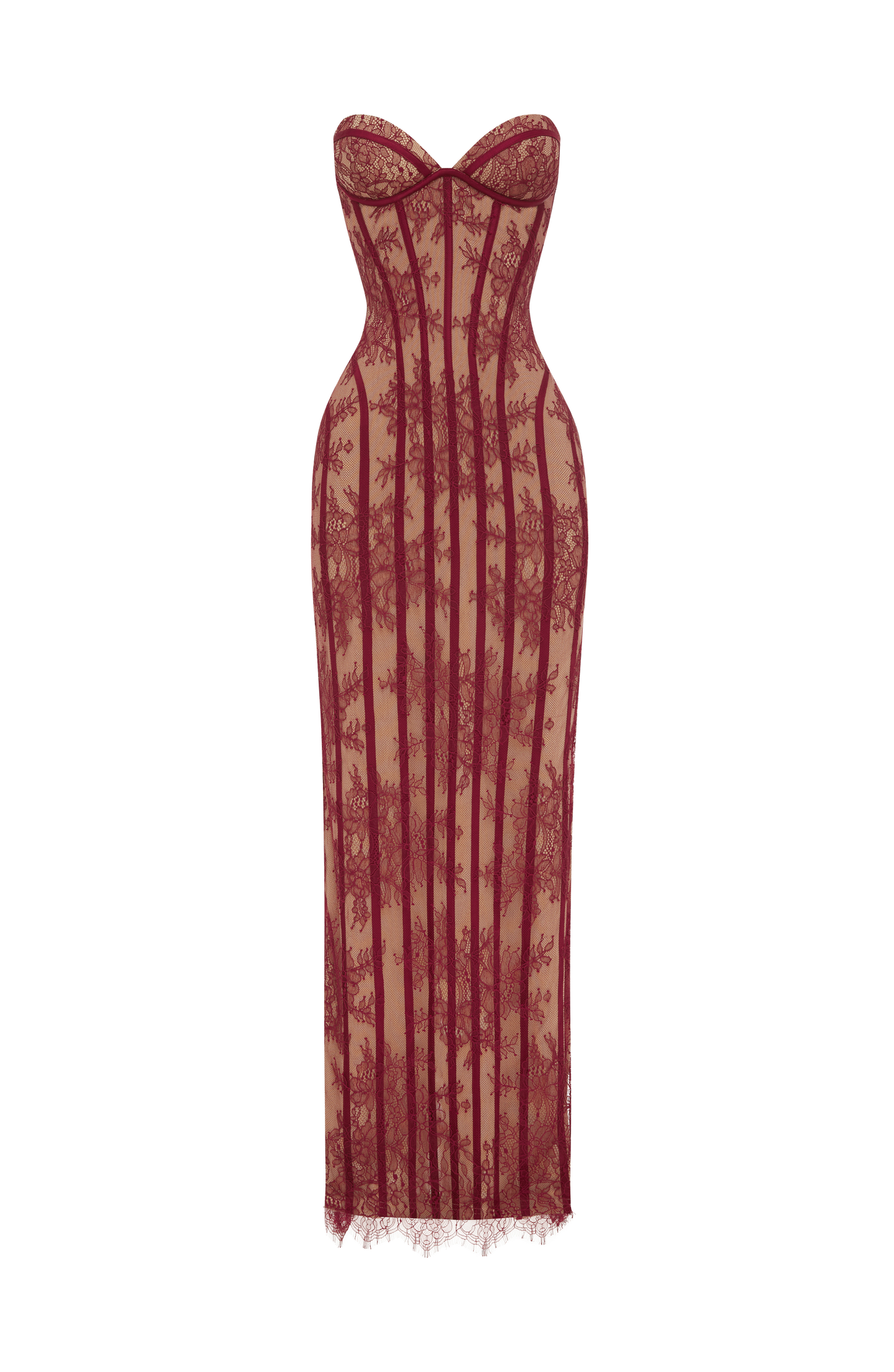 Sian Maxi Dress Burgundy