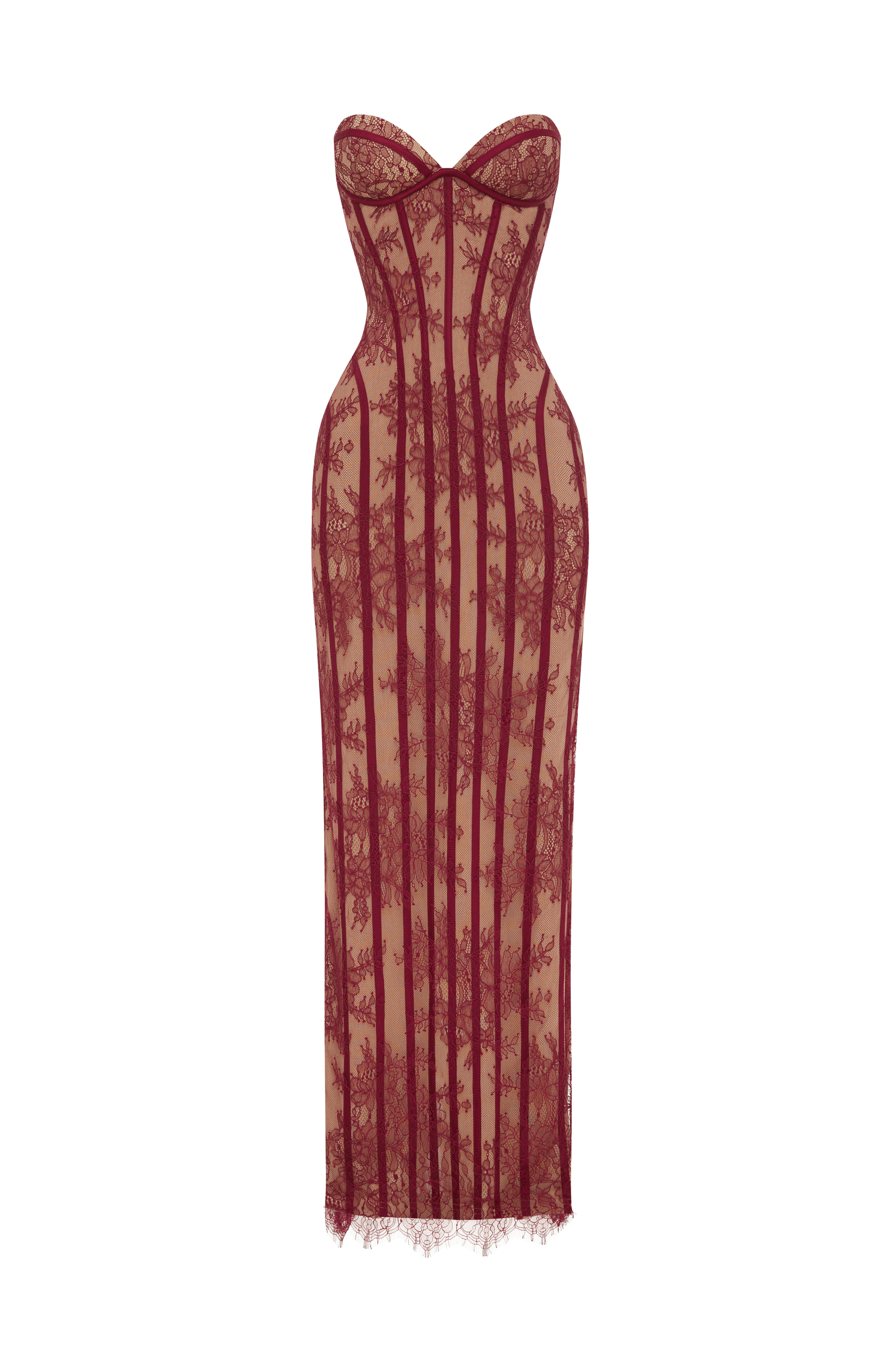 Sian Maxi Dress Burgundy