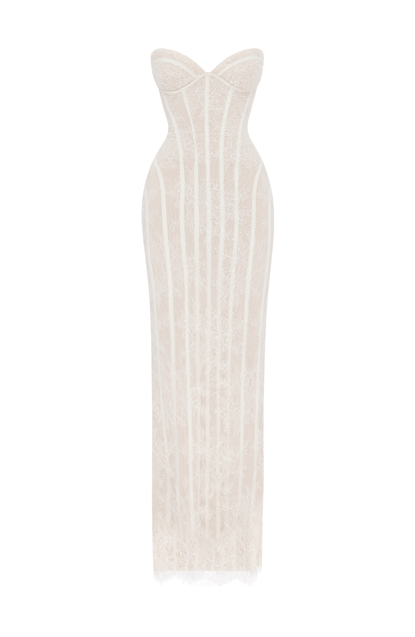 Sian Maxi Dress Ivory Embellishment