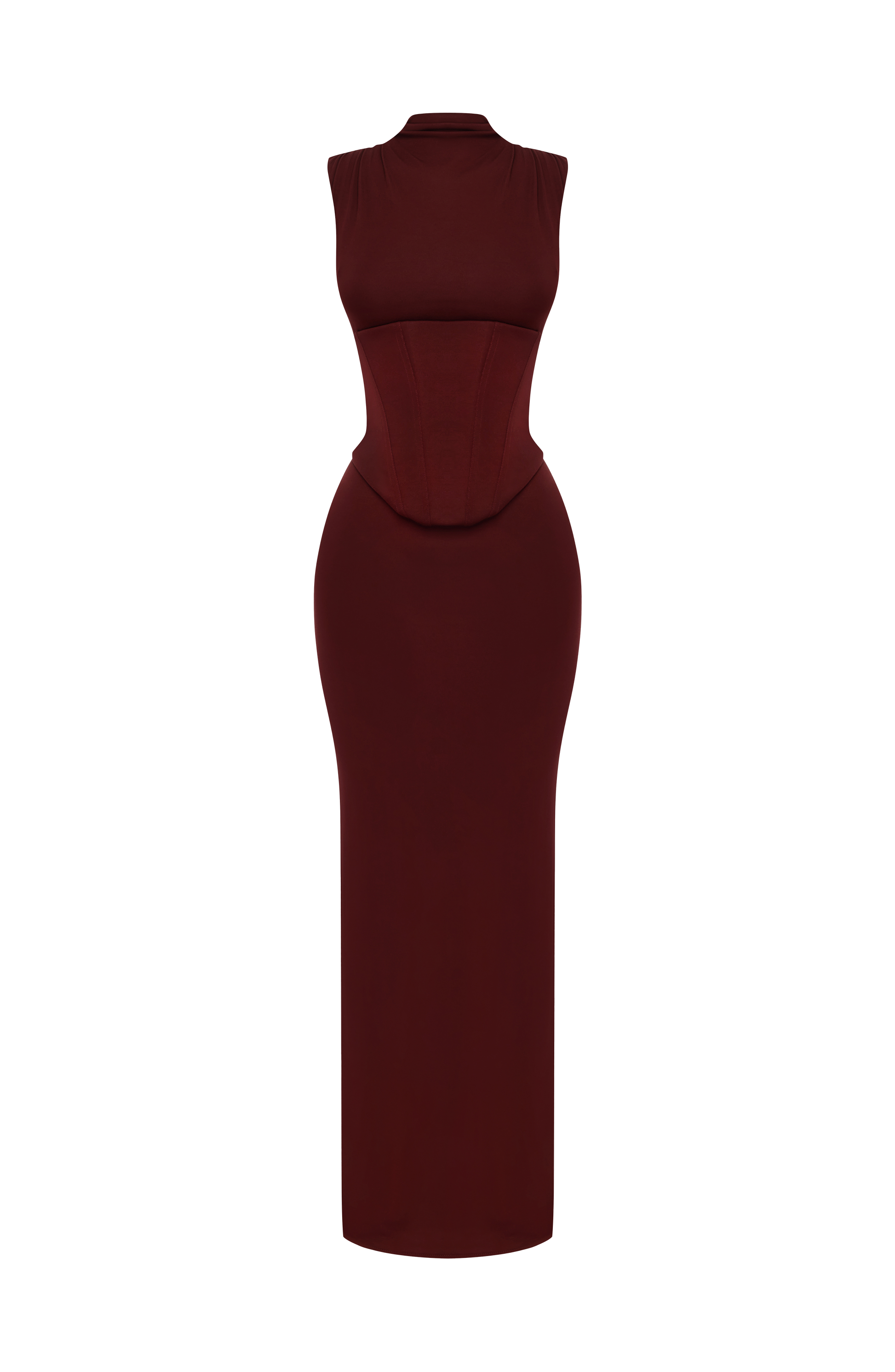 Soline Maxi Dress Cherry Lacquer