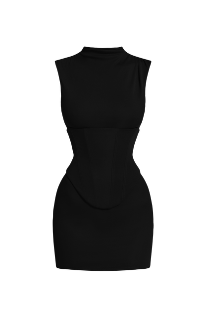 Soline Mini Dress Black