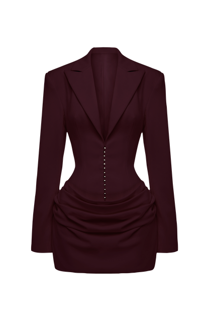 Susie Mini Dress Plum