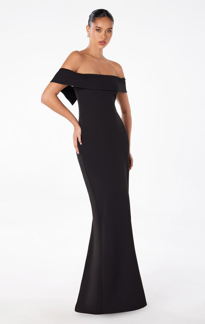 INEZ OFF THE SHOULDER MAXI DRESS