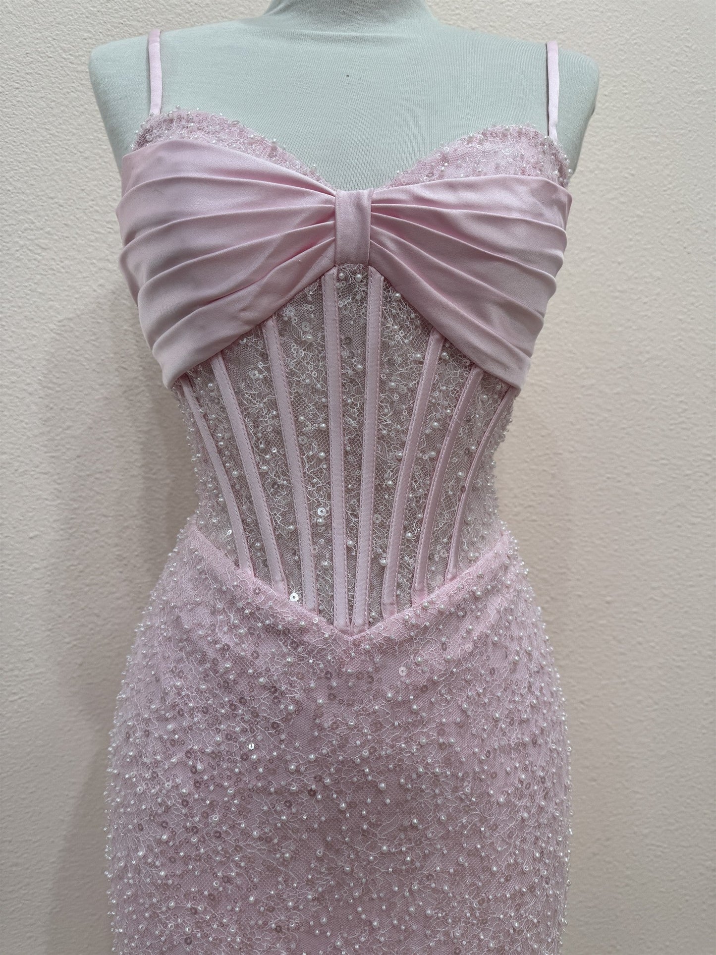 Winnie Mini Dress Beaded Corset Cocktail Dress