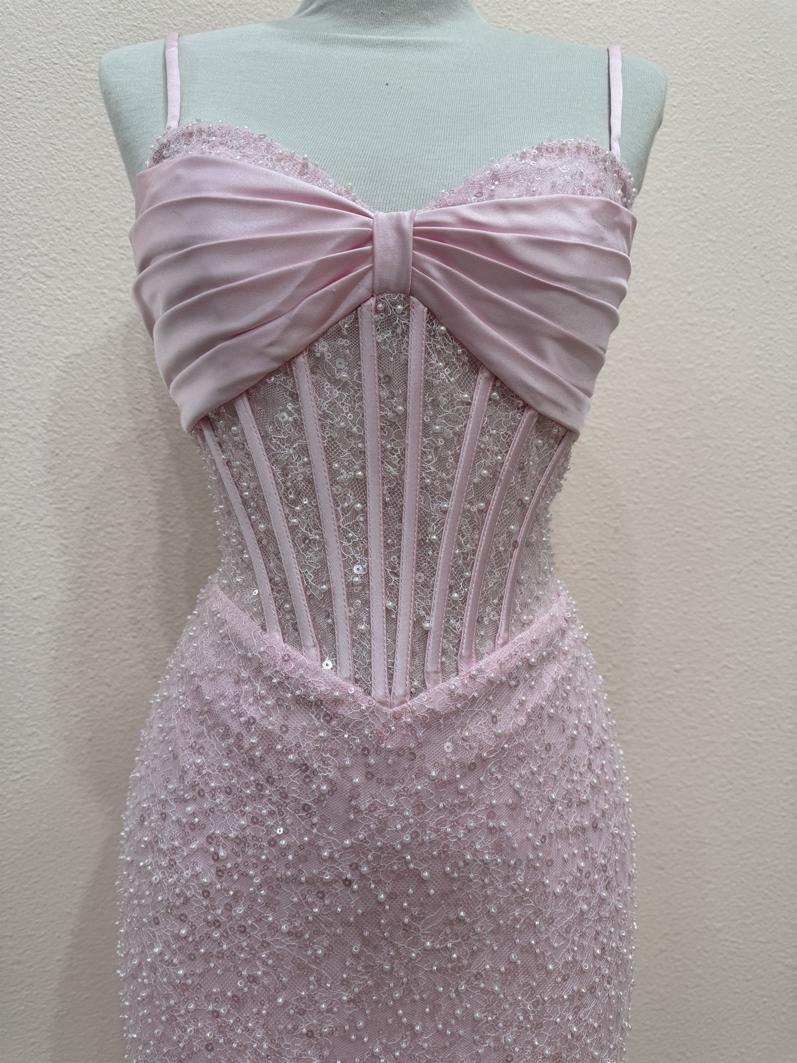 Winnie Mini Dress Beaded Corset Cocktail Dress