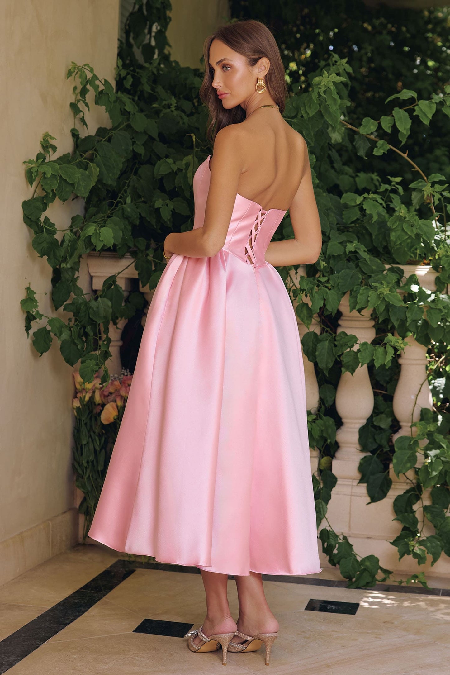 Talullah Midi Dress Mikado Cocktail Dress
