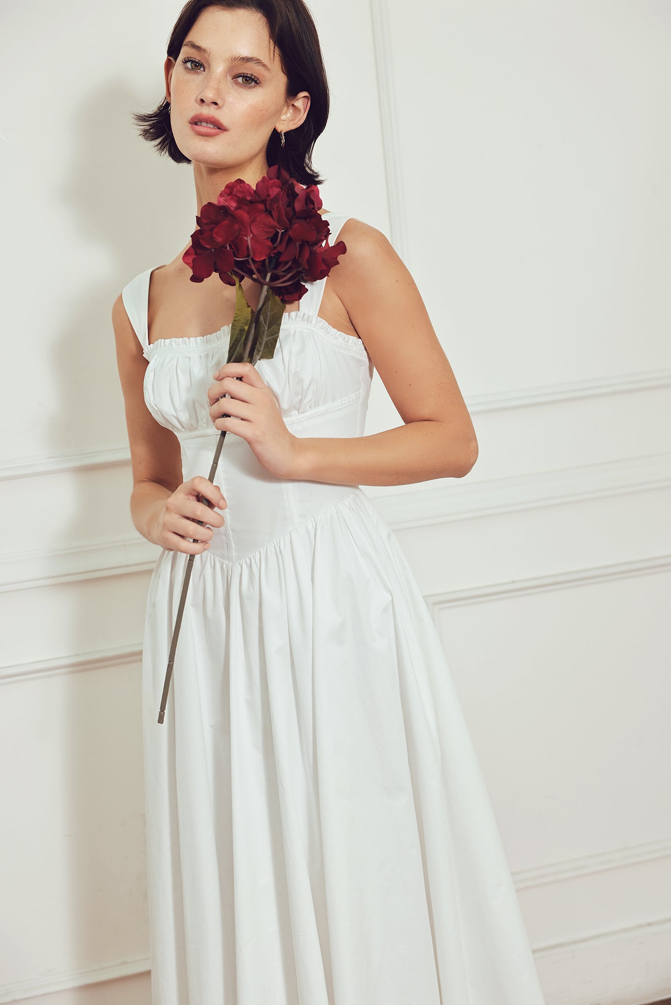 SWEETHEART SERENADE WHITE MIDI DRESS FINAL