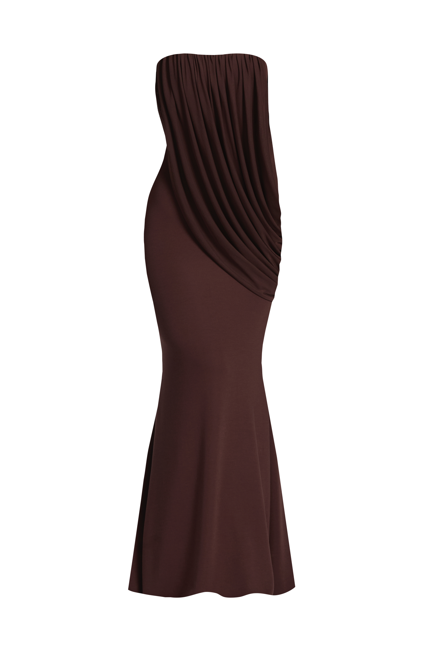 Vienna Maxi Dress Plum Brown
