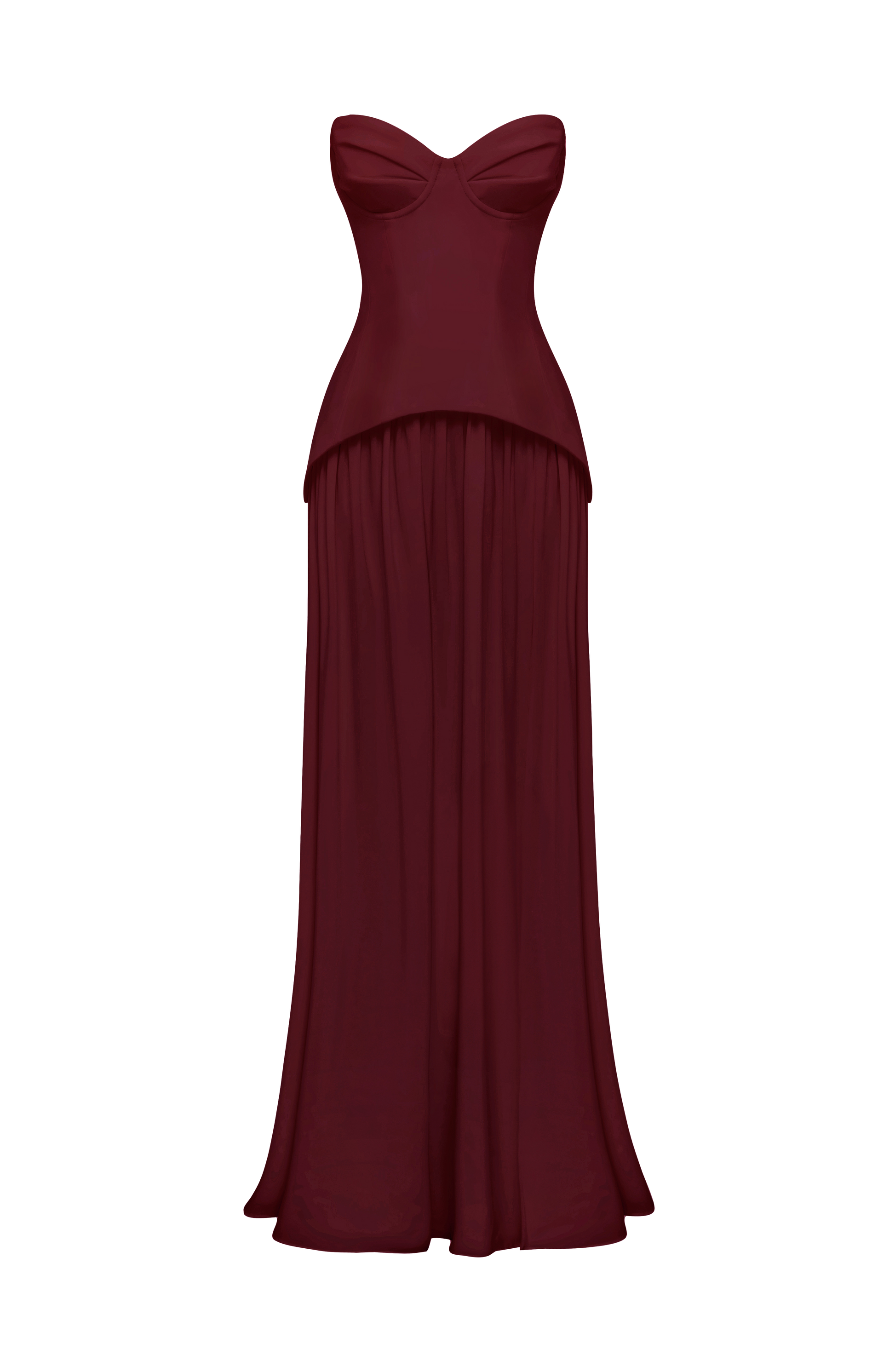 Vietta Maxi Dress Cherry Lacquer
