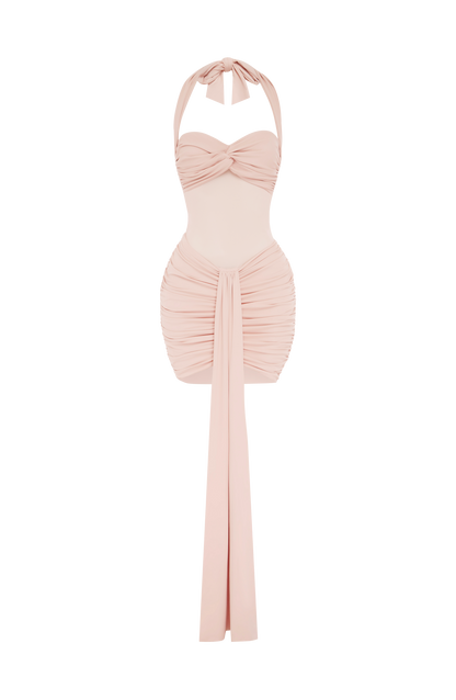 Vixen Mini Dress Soft Blush
