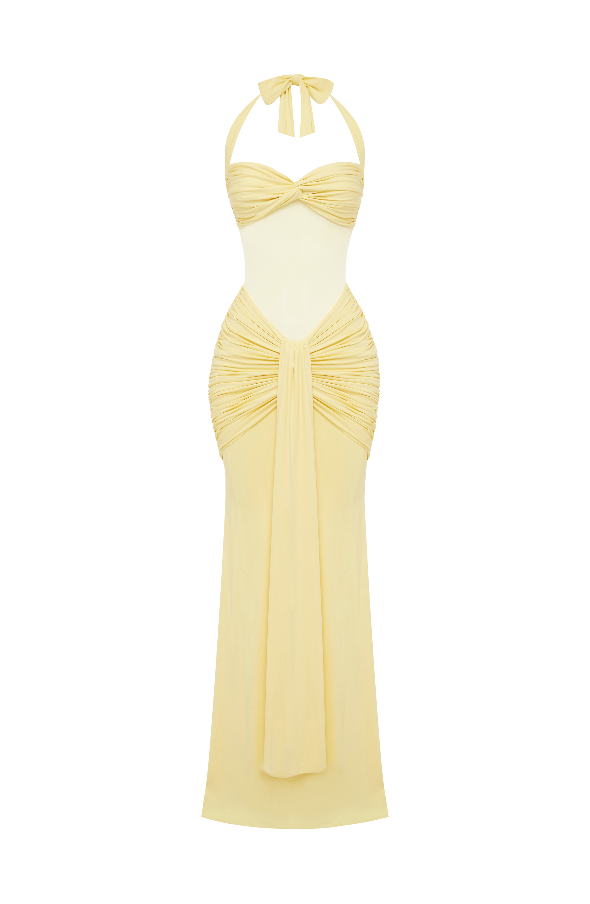 Vixen Maxi Dress Lemon