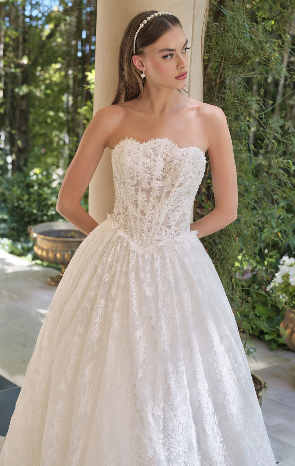 WL061 Antheia Lace Ball Gown Andrea & Leo
