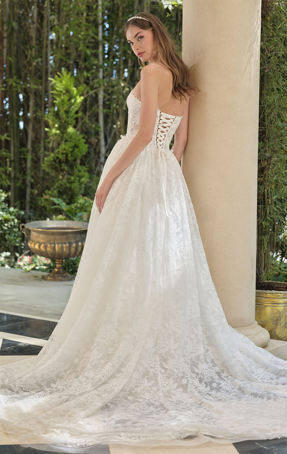 WL061 Antheia Lace Ball Gown Andrea & Leo