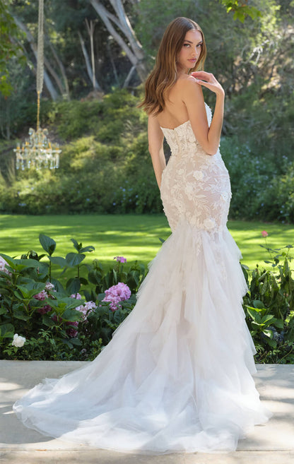 WL062 Aphrodite Bloom Mermaid Gown Andrea & Leo