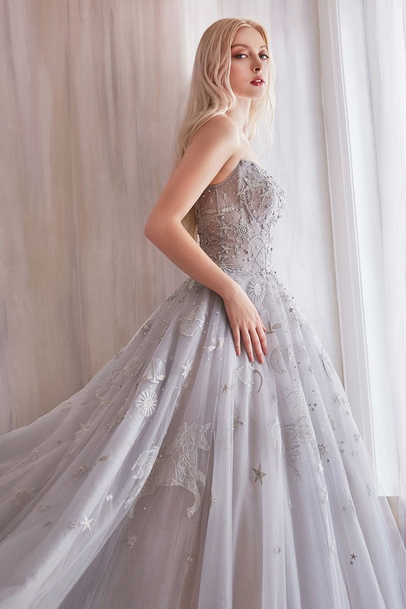 A0890 Constellation Selene Tulle Ball Gown Andrea & Leo