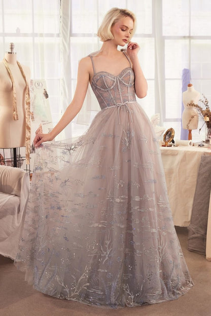 A1458 UNDER THE SEA EMBROIDERY GOWN Andrea & Leo