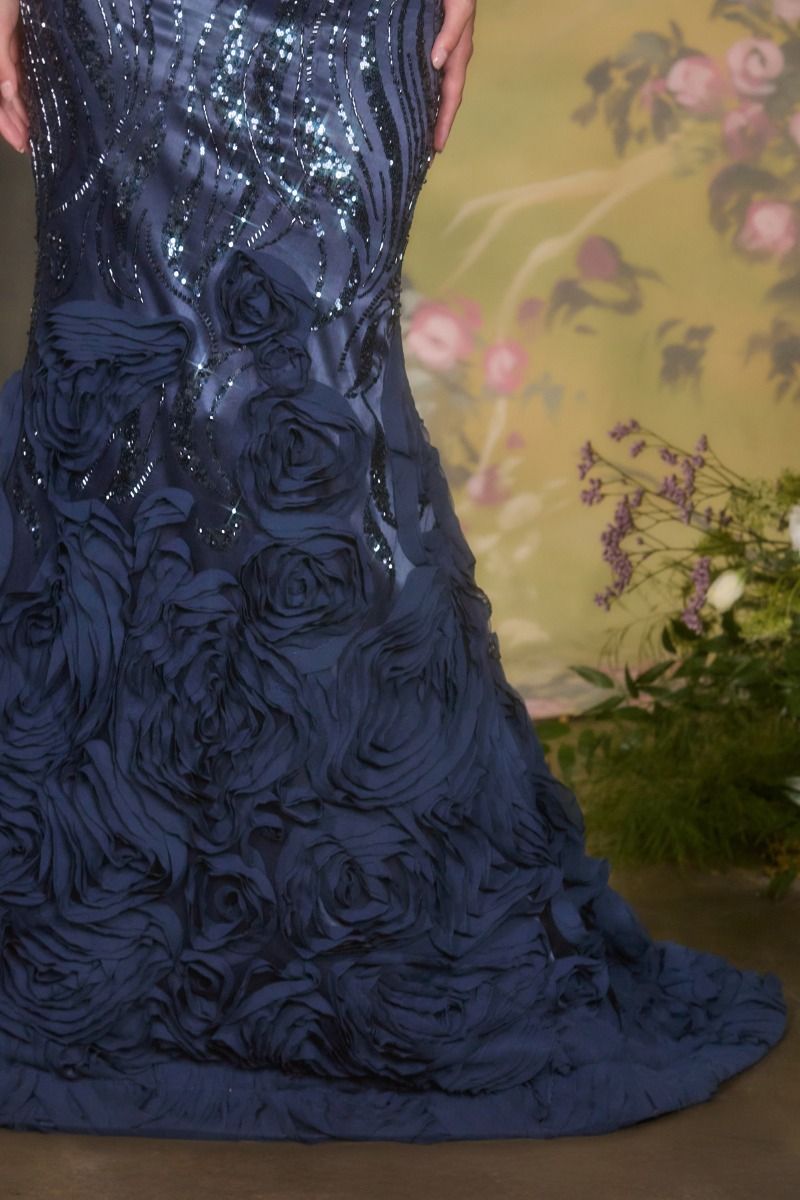 A1482 Wallace Fitted Gown Andrea & Leo
