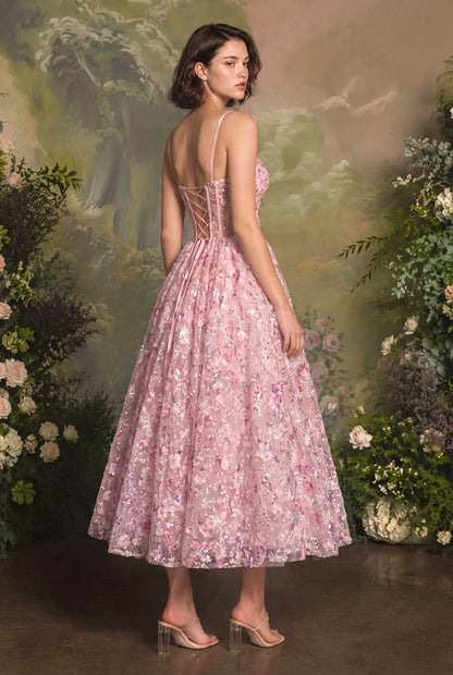 A1523 Secret Garden Tea Dress Andrea & Leo