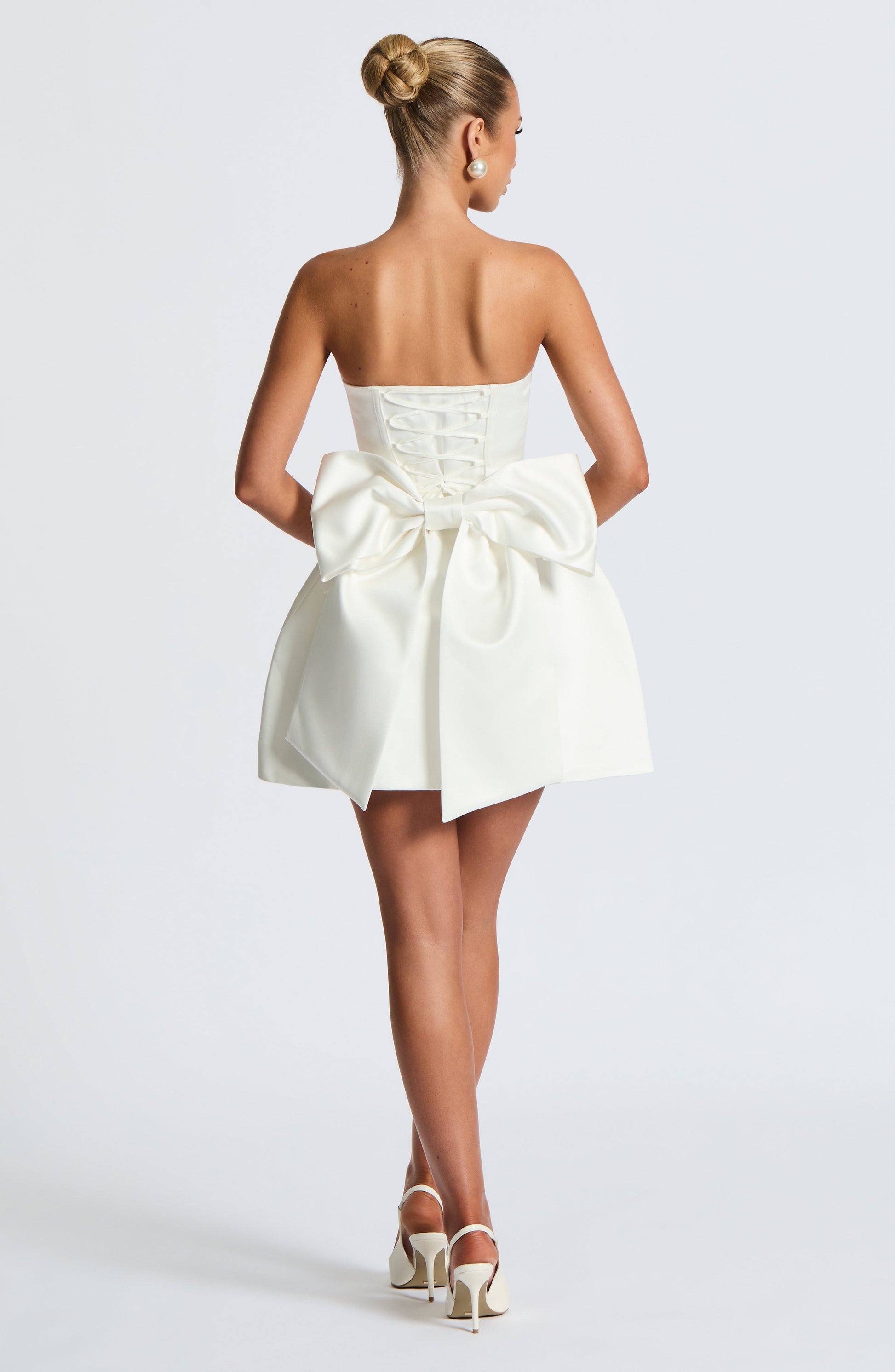 Abbey Mini Dress Ivory