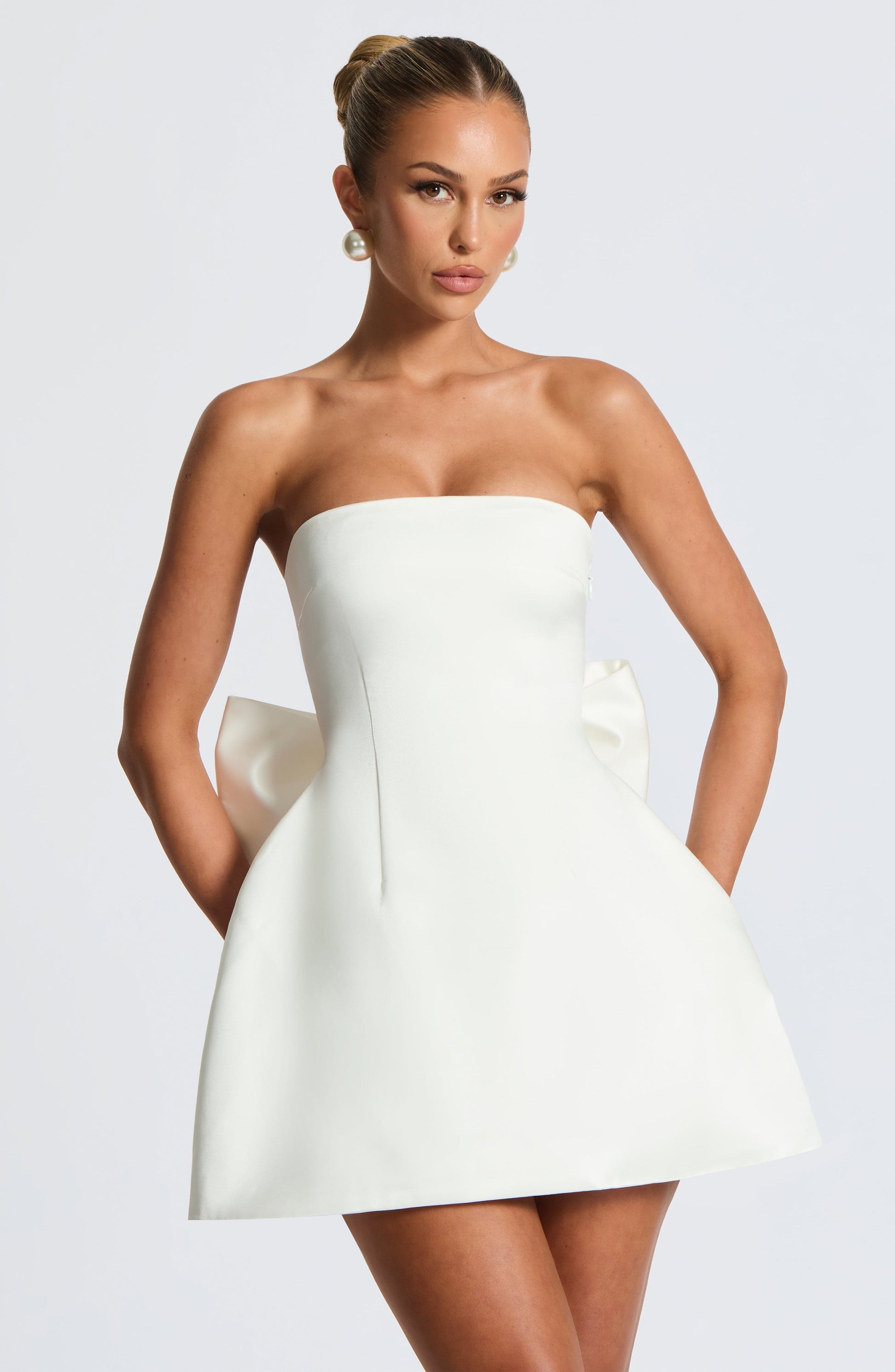 Abbey Mini Dress Ivory