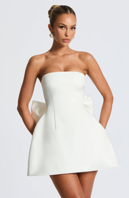 Abbey Mini Dress Ivory