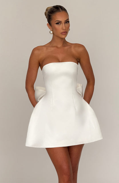 Abbey Mini Dress Ivory