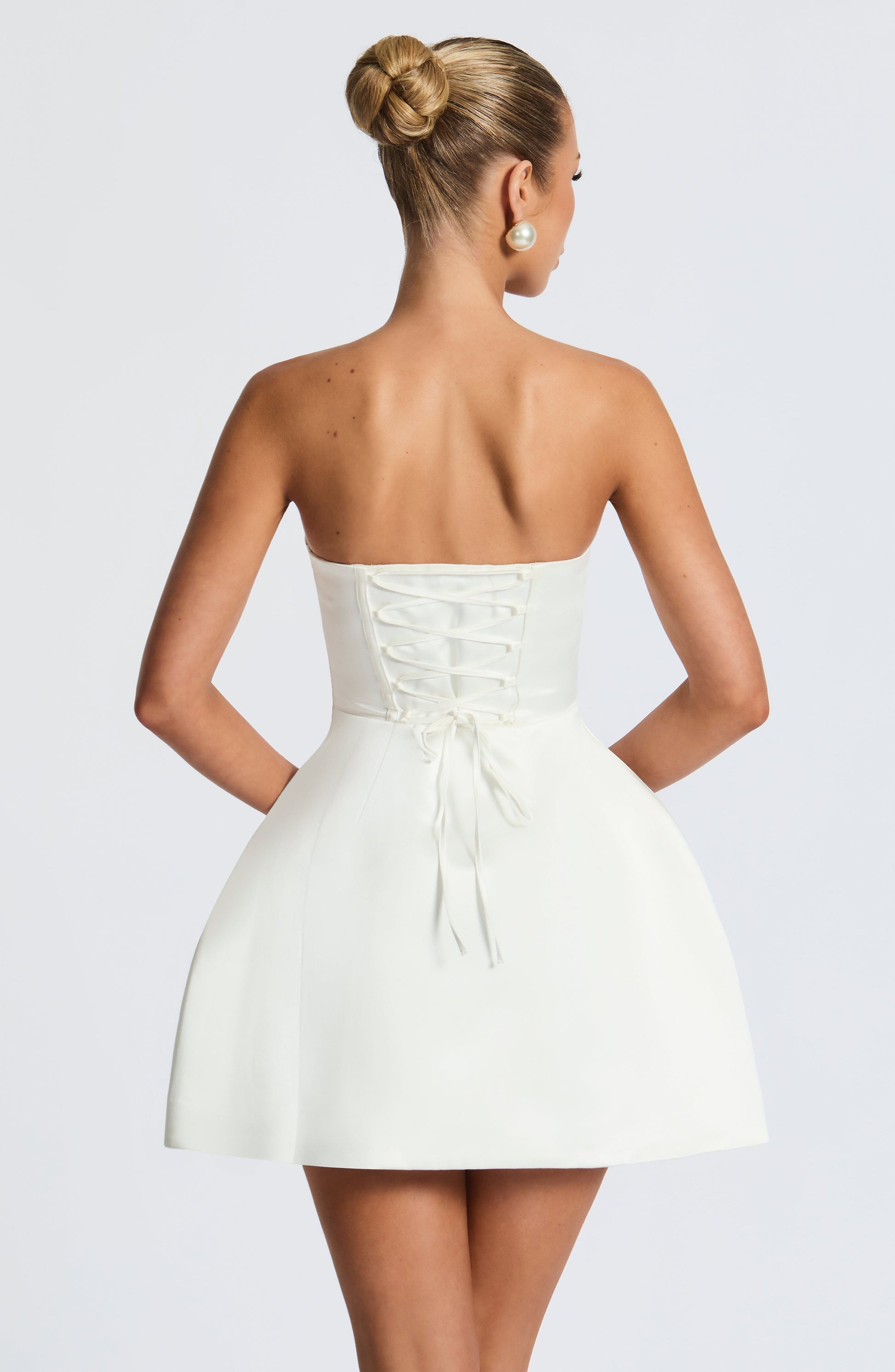 Abbey Mini Dress Ivory