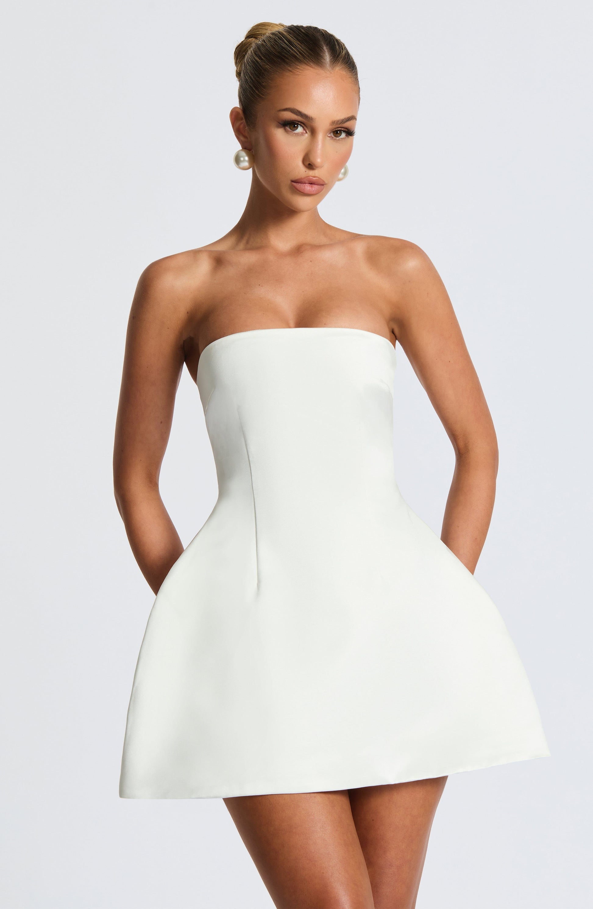 Abbey Mini Dress Ivory