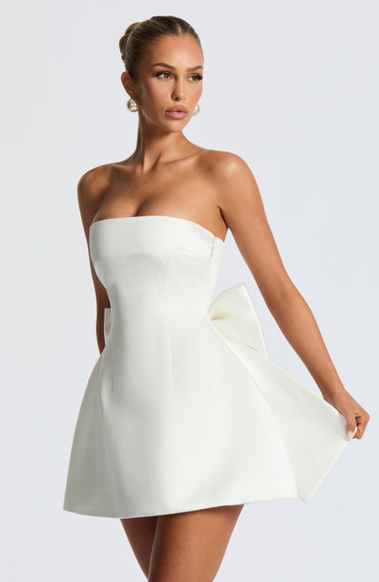Abbey Mini Dress Ivory
