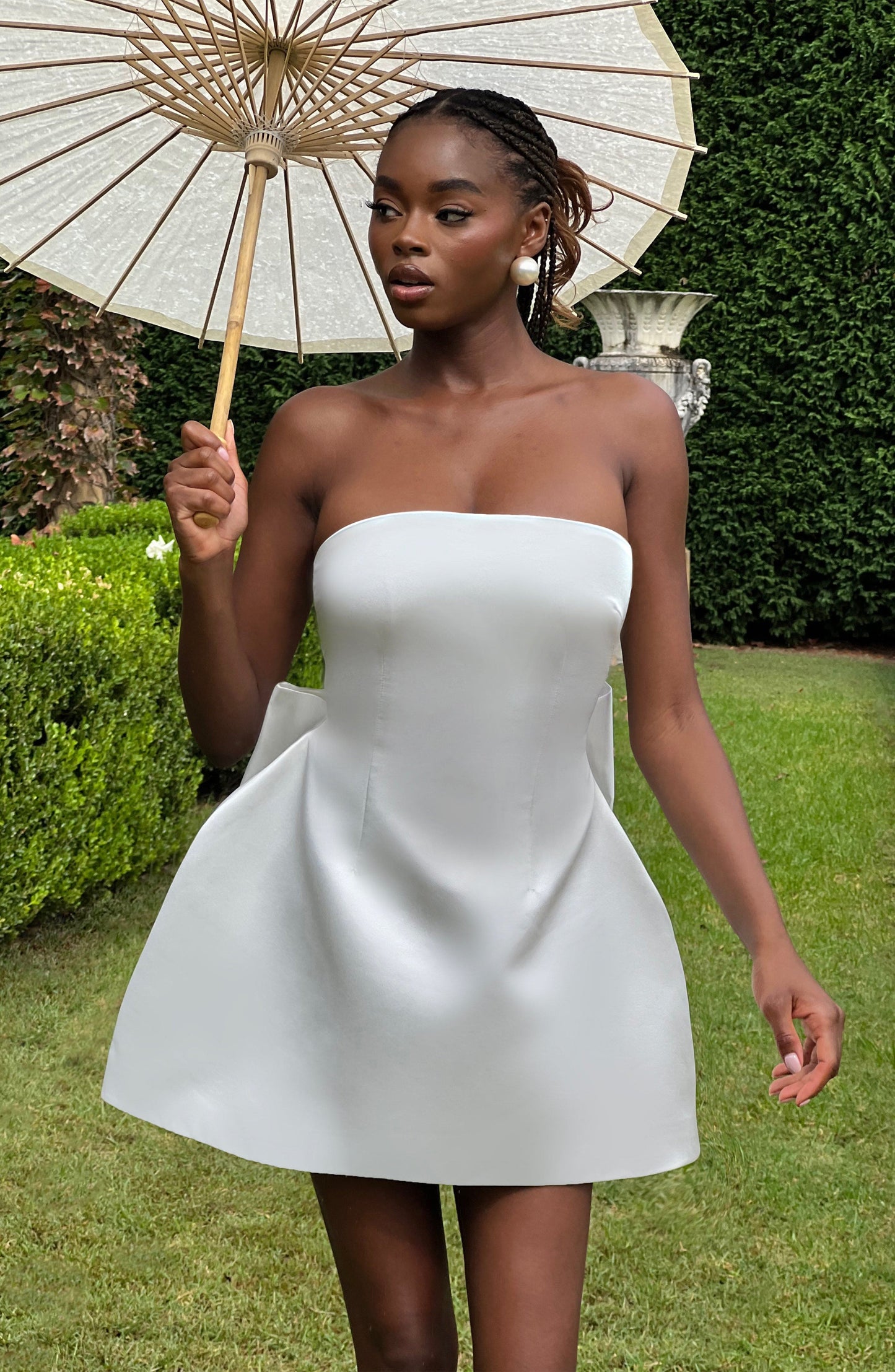 Abbey Mini Dress Ivory
