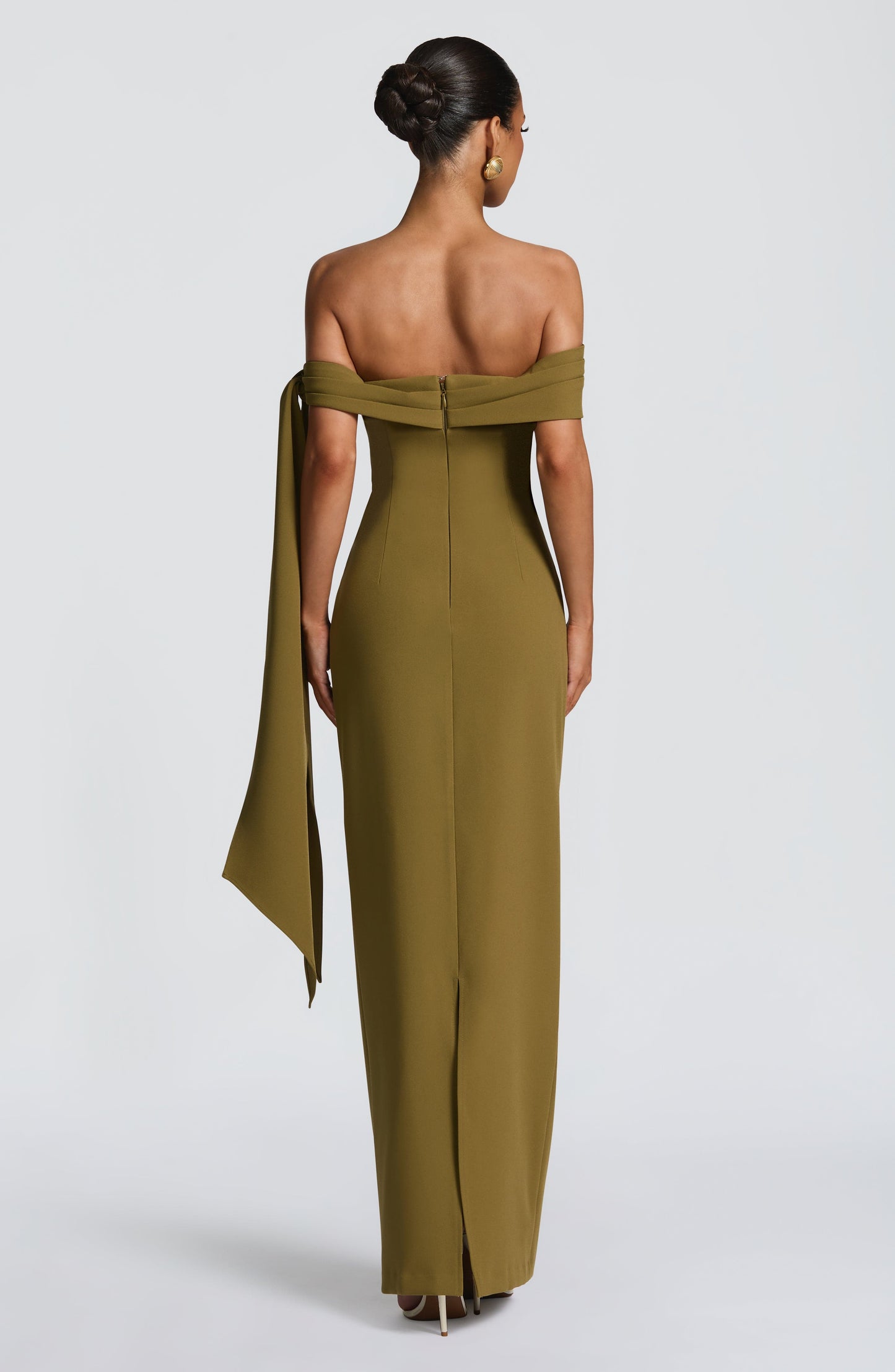 Addie Maxi Dress Deep Olive