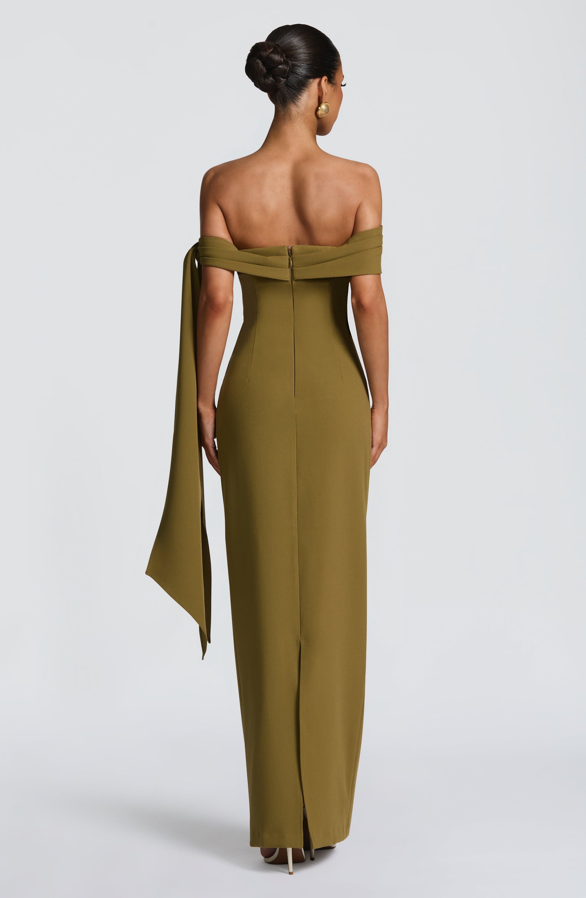 Addie Maxi Dress Deep Olive