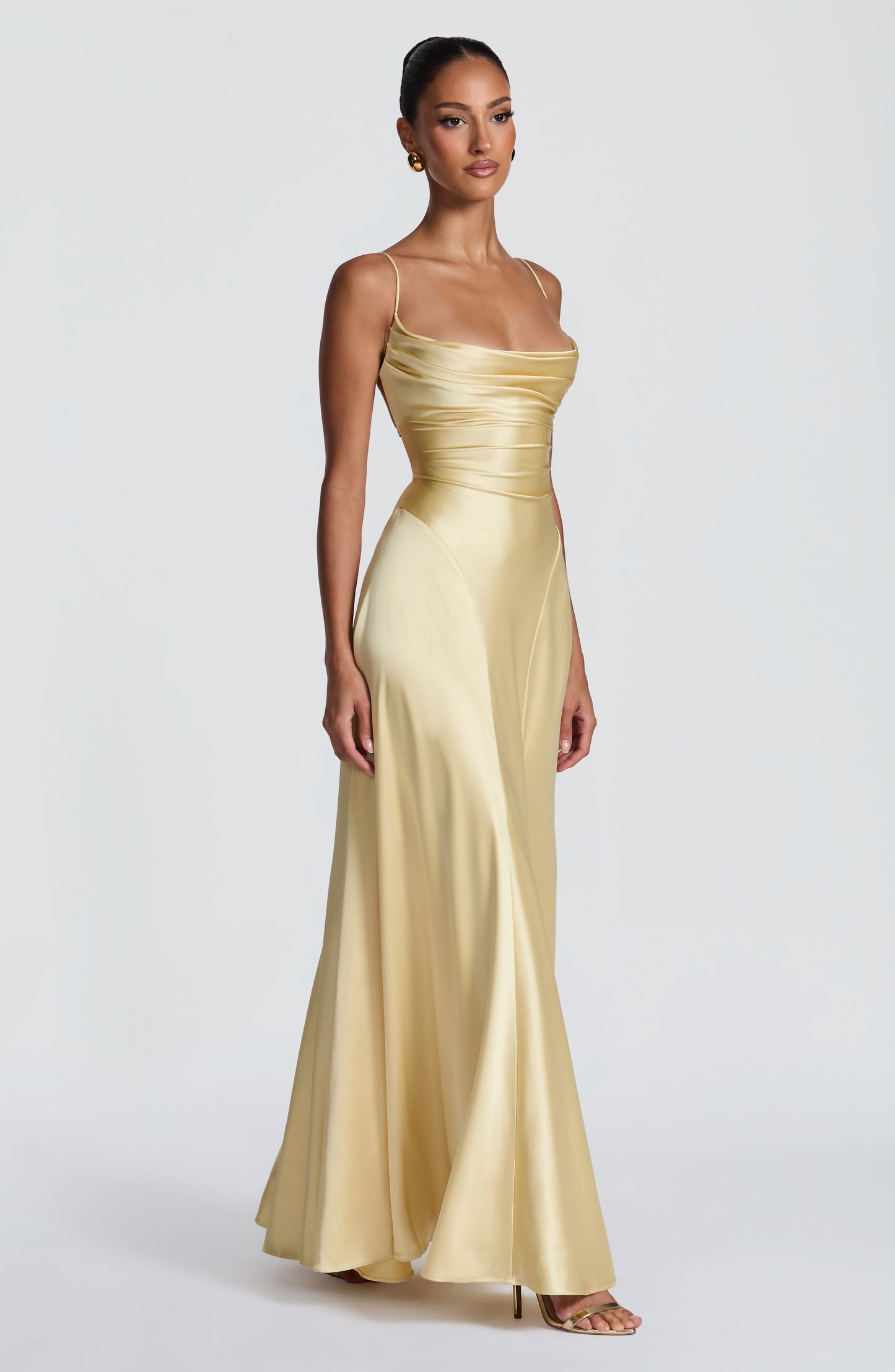 Adelina Maxi Dress Lemon