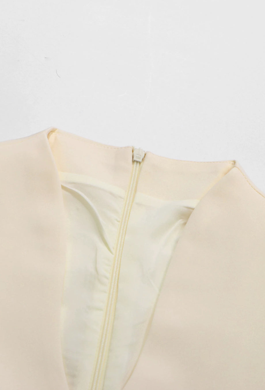 Adelphia Cream Formal Midi Dress with Shawl