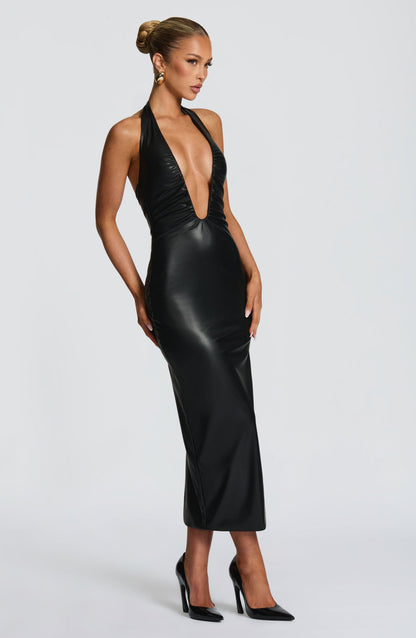 Ainsley Midi Dress Black