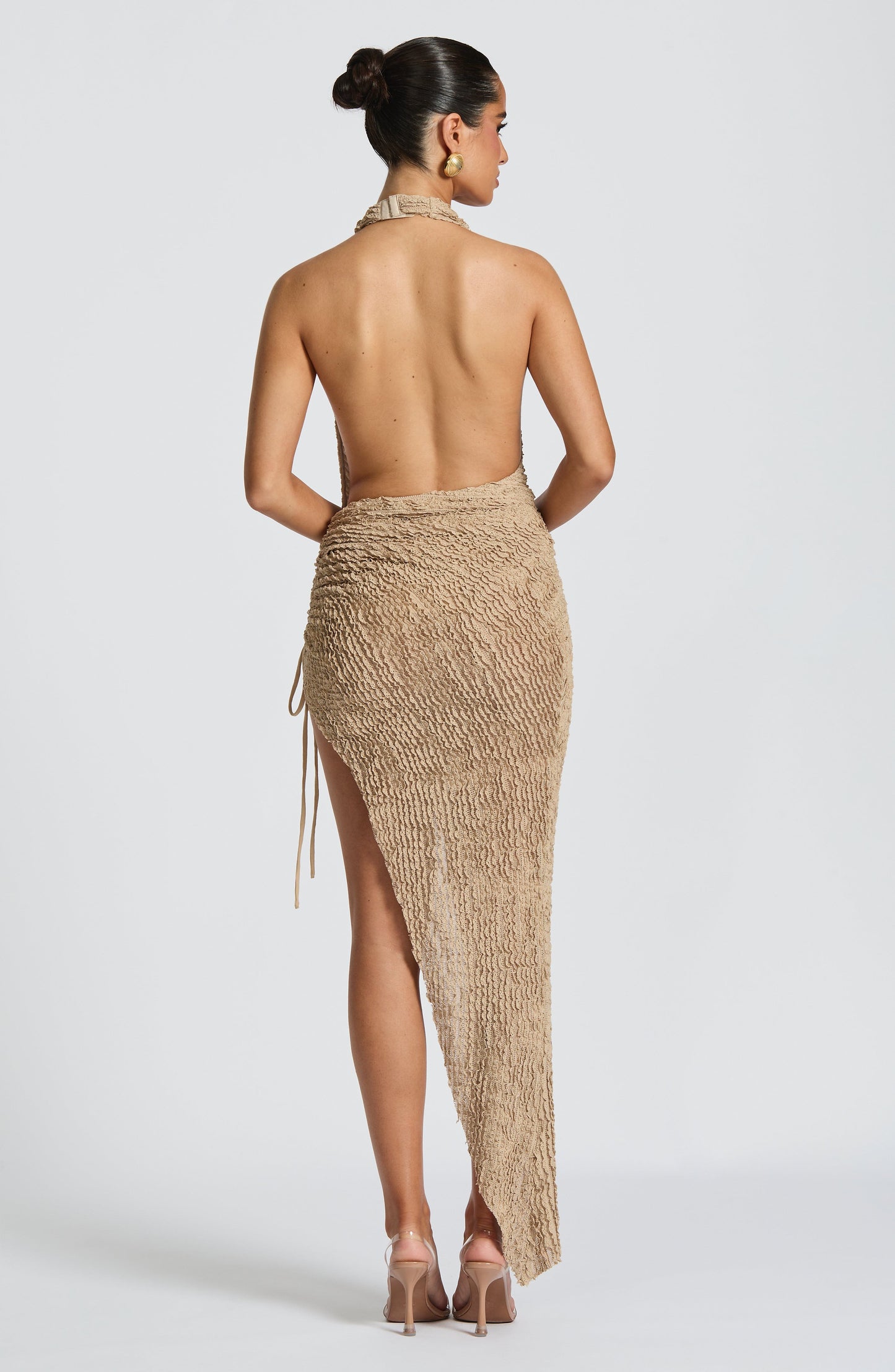 Airla Midi Dress Beige