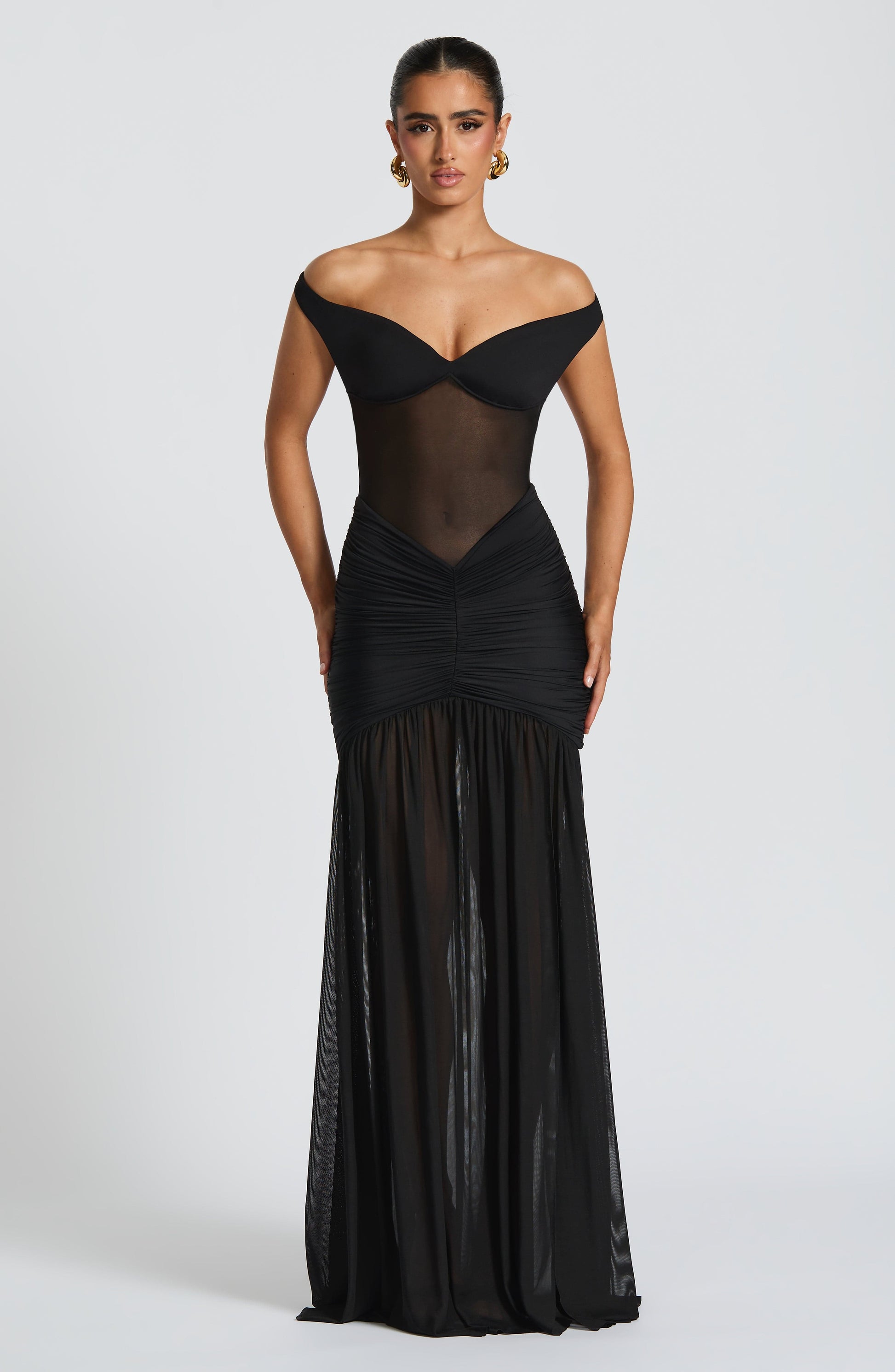 Alaia Maxi Dress Black