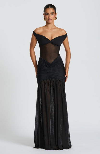 Alaia Maxi Dress Black