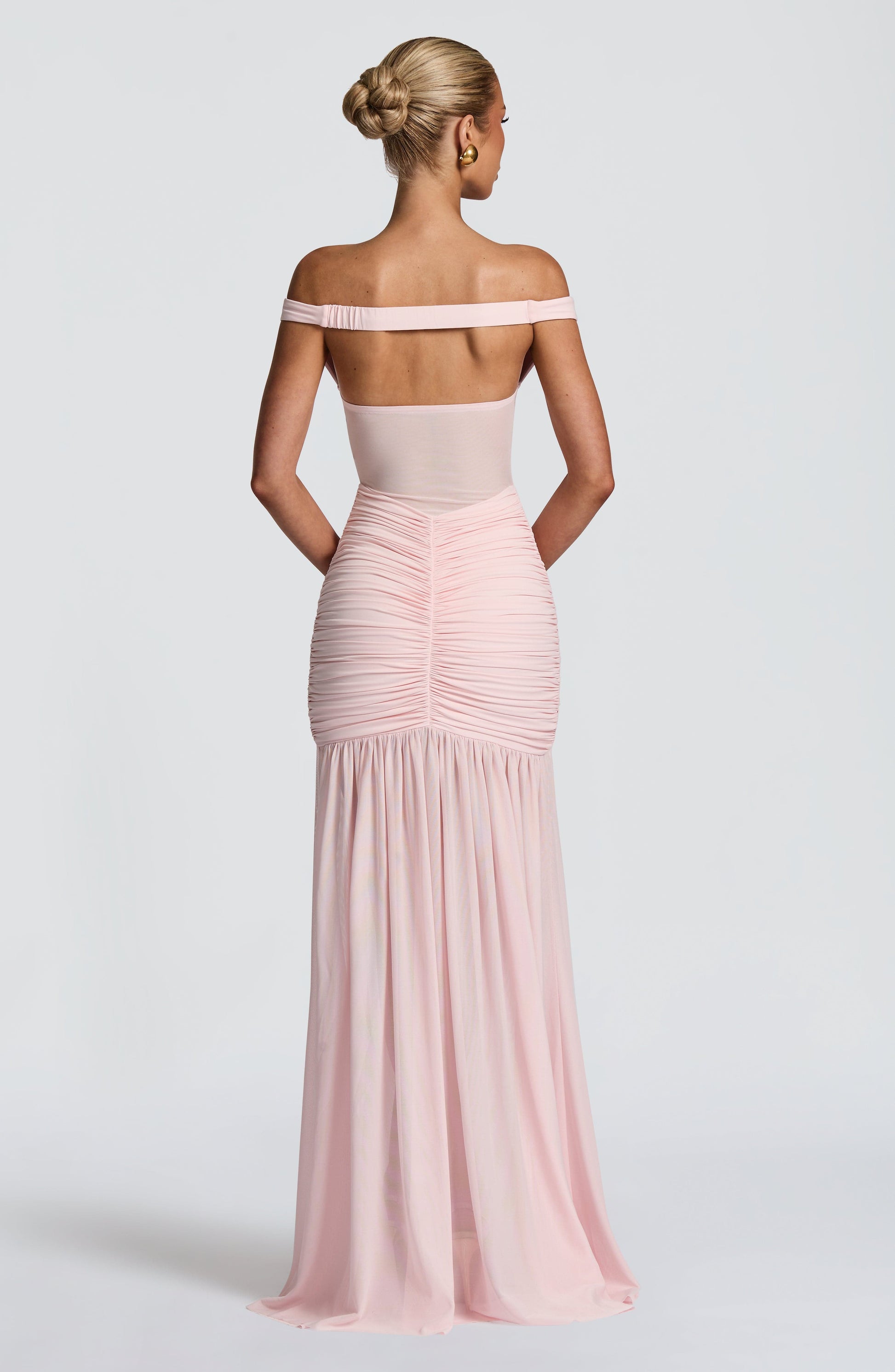 Alaia Maxi Dress Blush