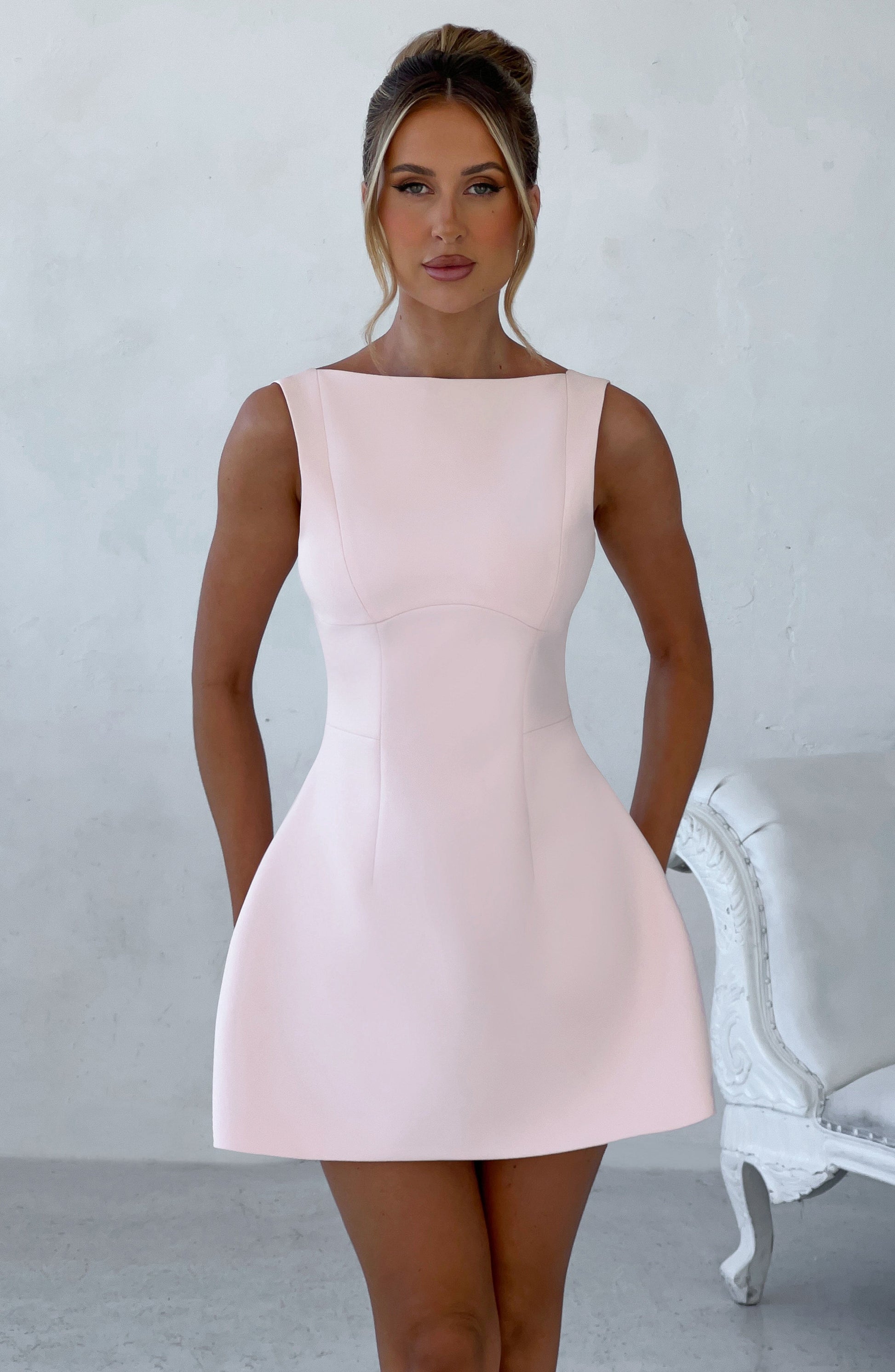 Alana Mini Dress Blush