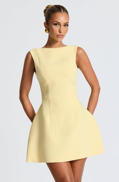 Alana Mini Dress Lemon