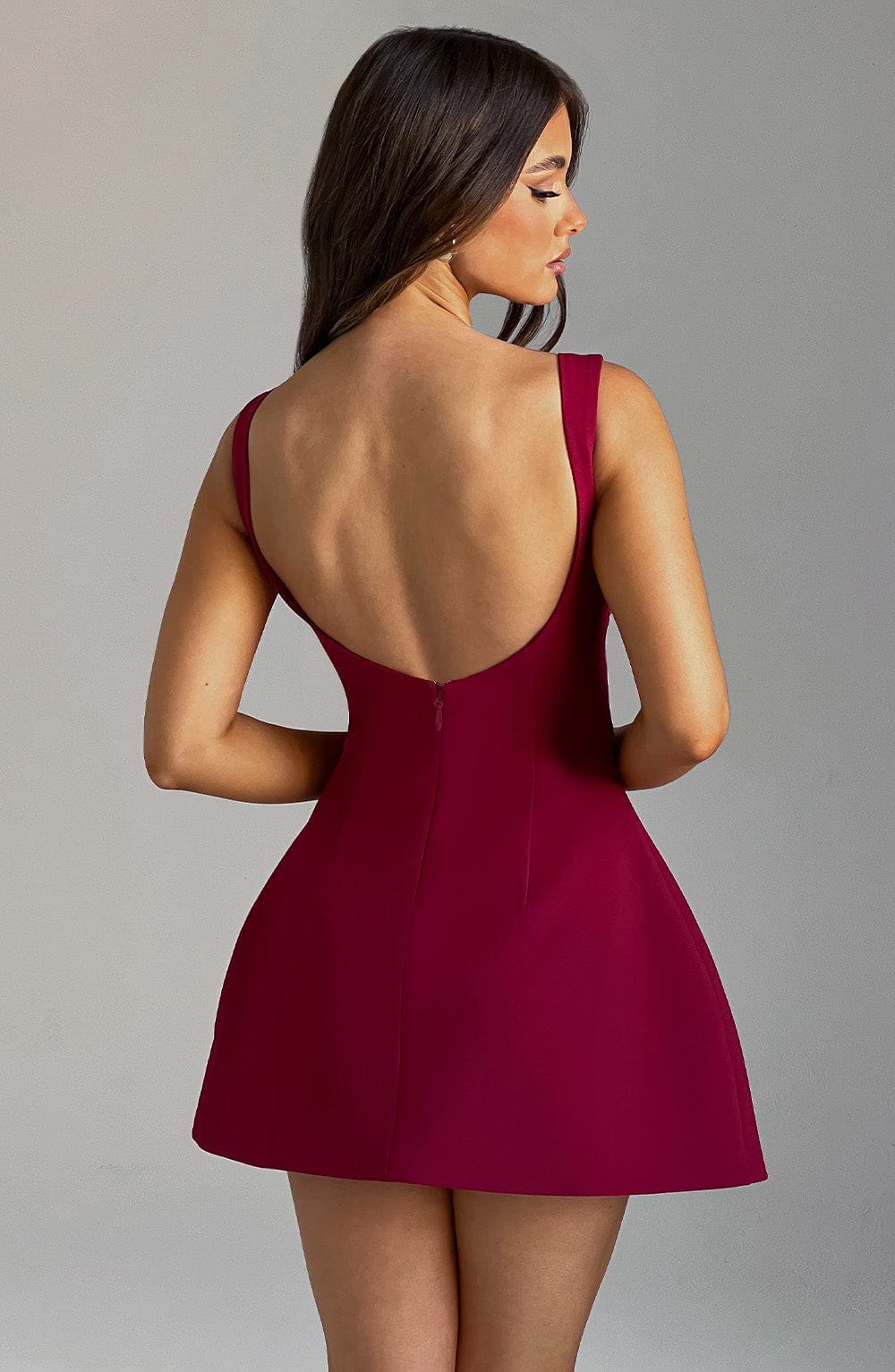Alana Mini Dress Wine