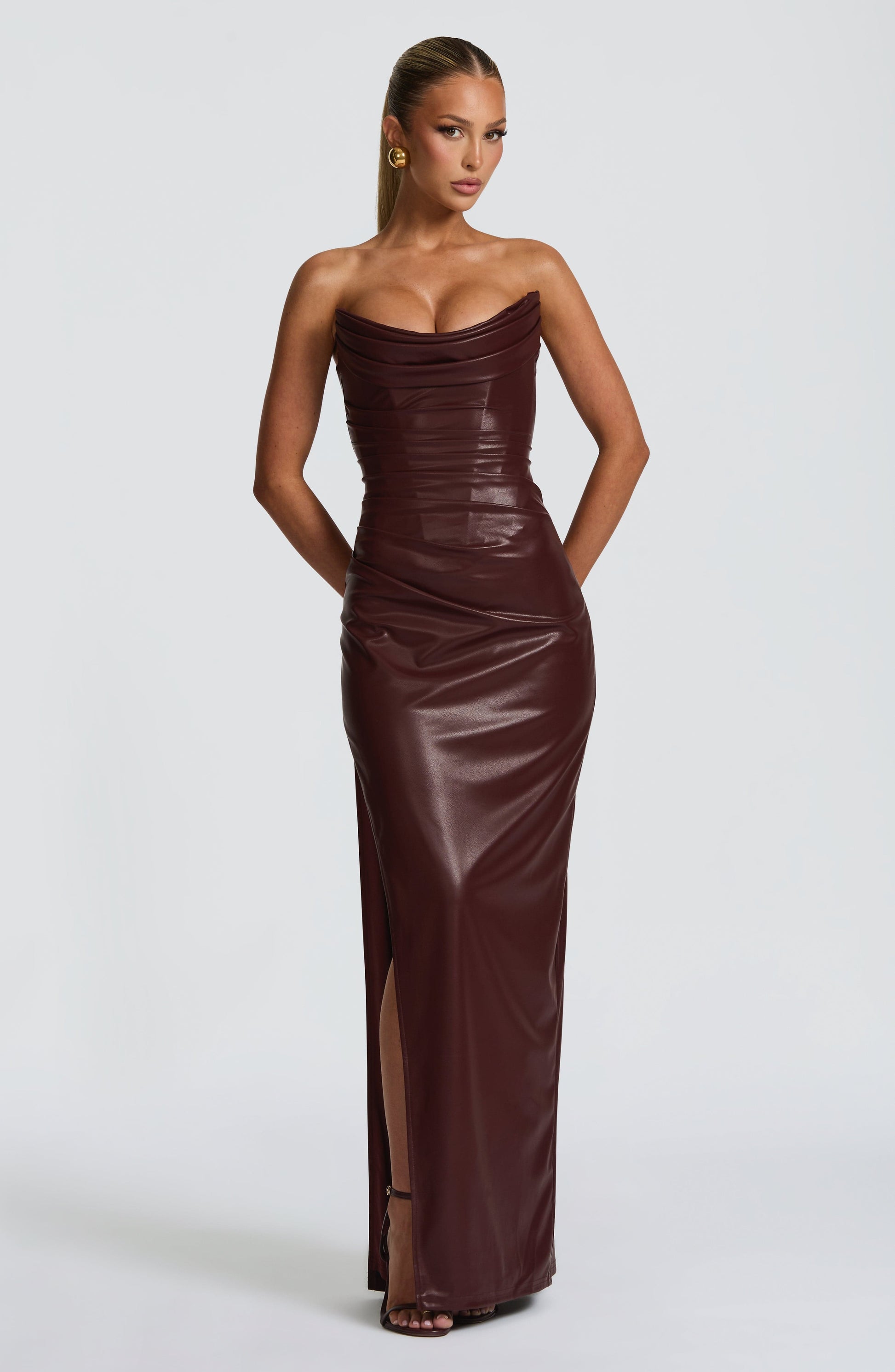 Alba Maxi Dress Burgundy