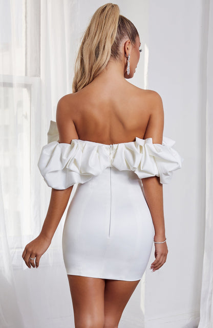 Allie Mini Dress White