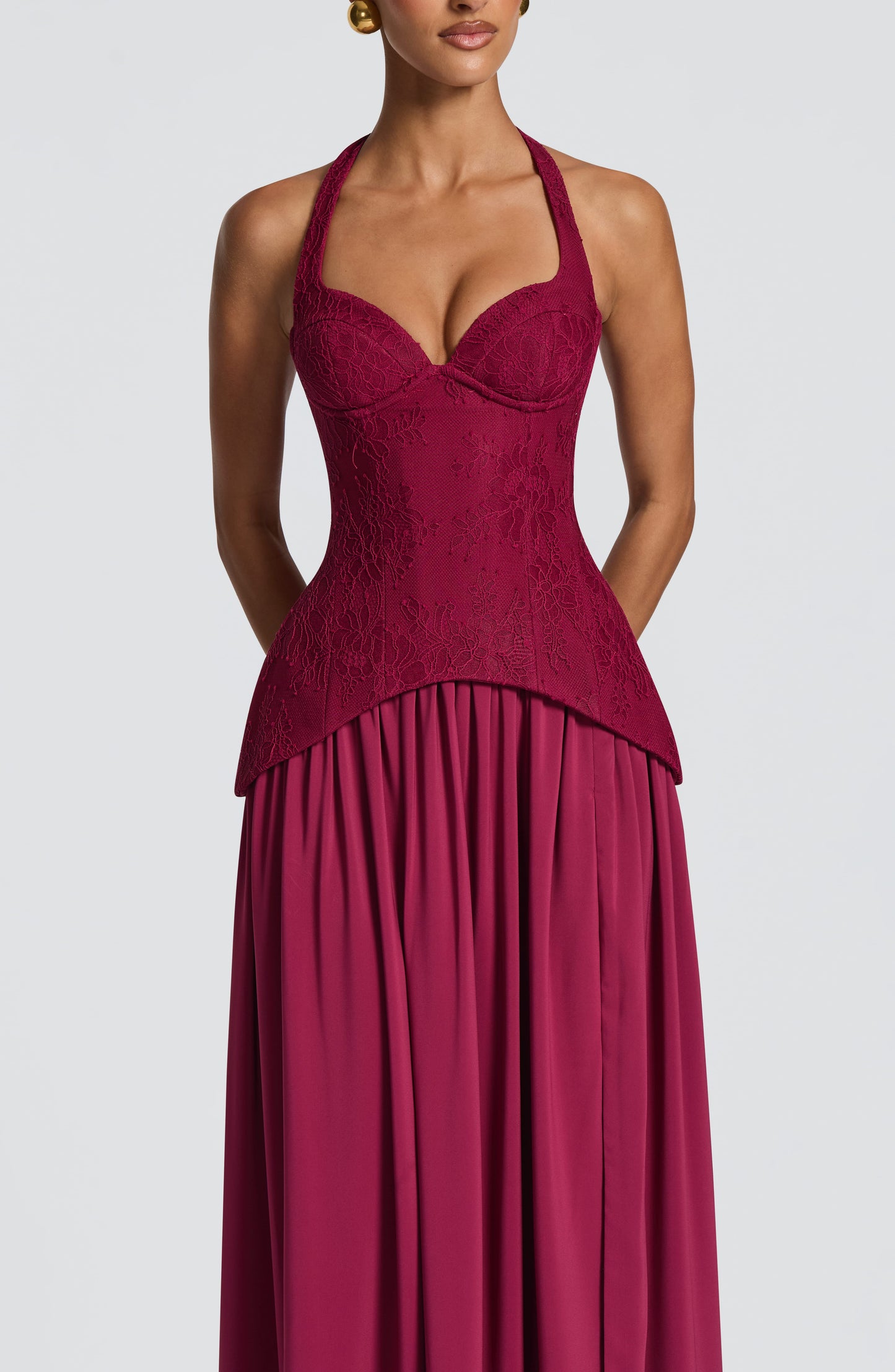 Almira Maxi Dress Mulberry