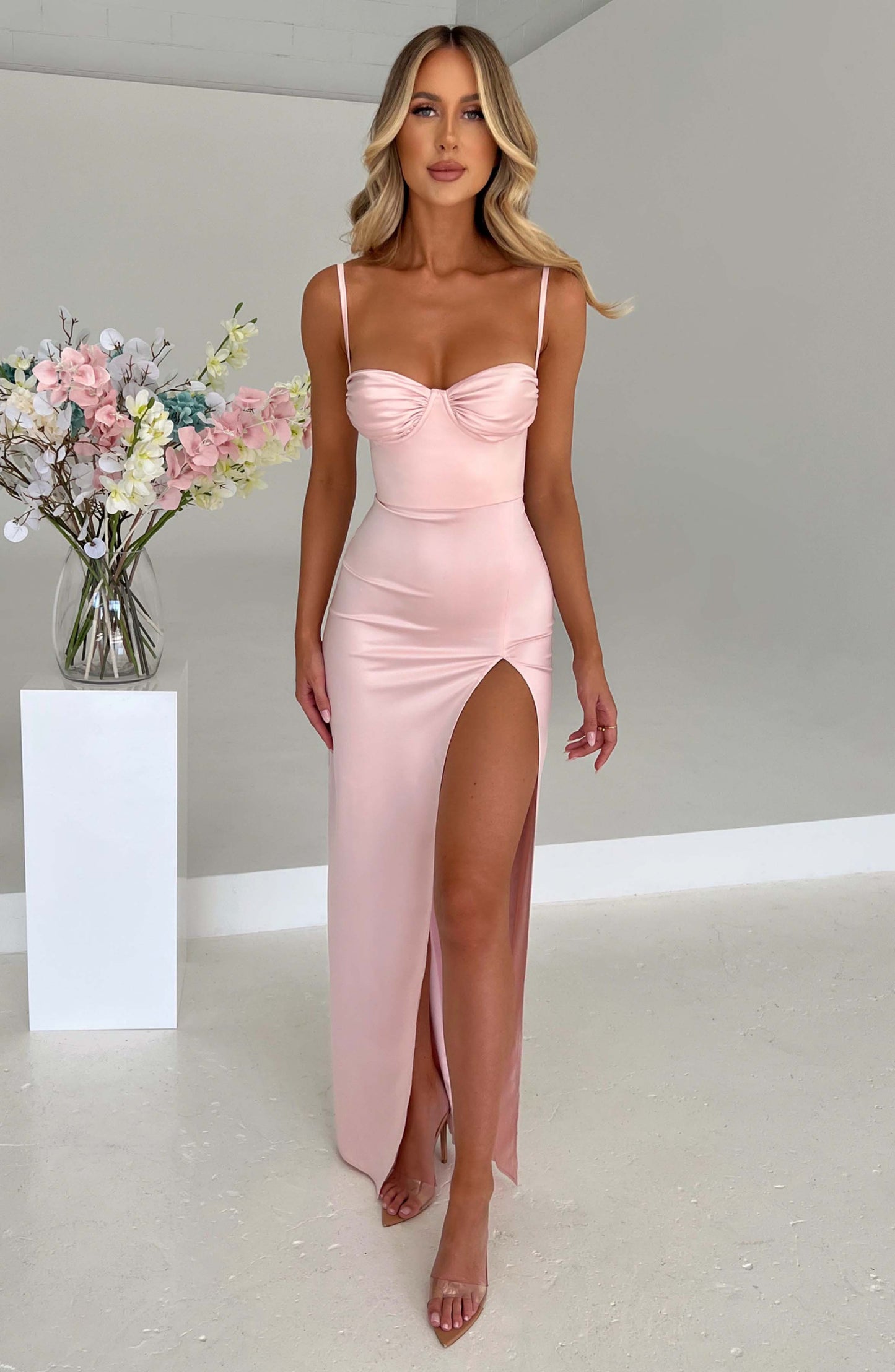 Alora Maxi Dress Blush