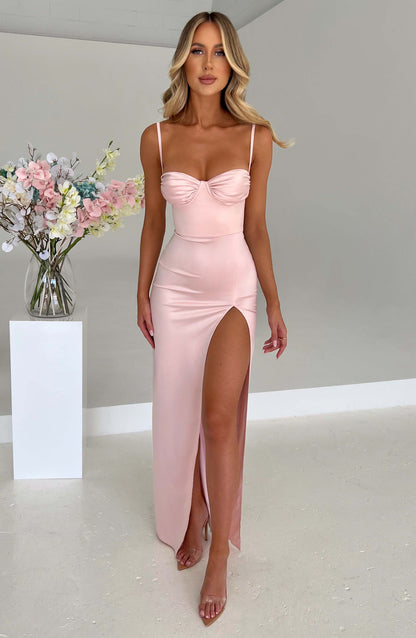 Alora Maxi Dress Blush