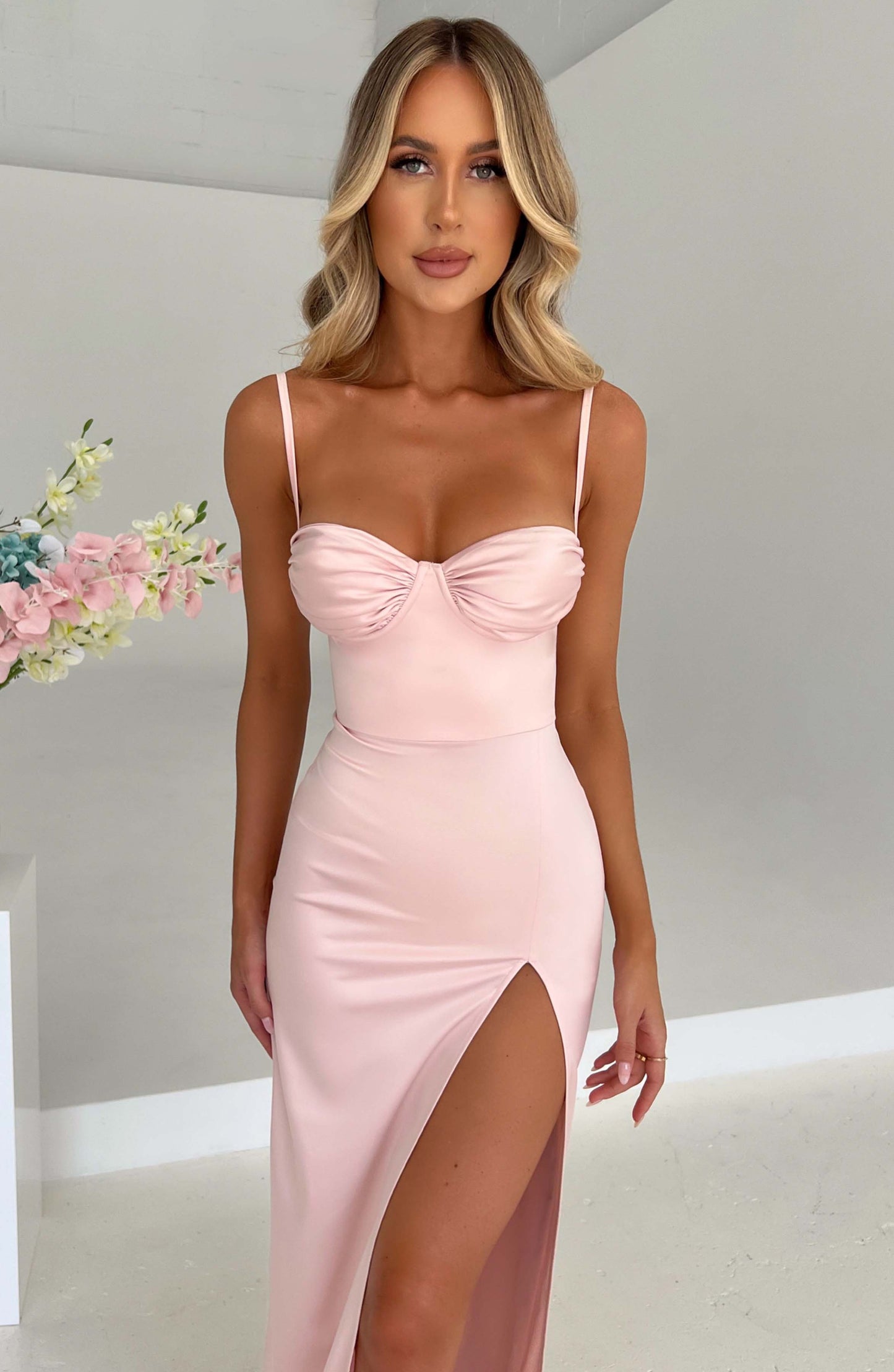 Alora Maxi Dress Blush