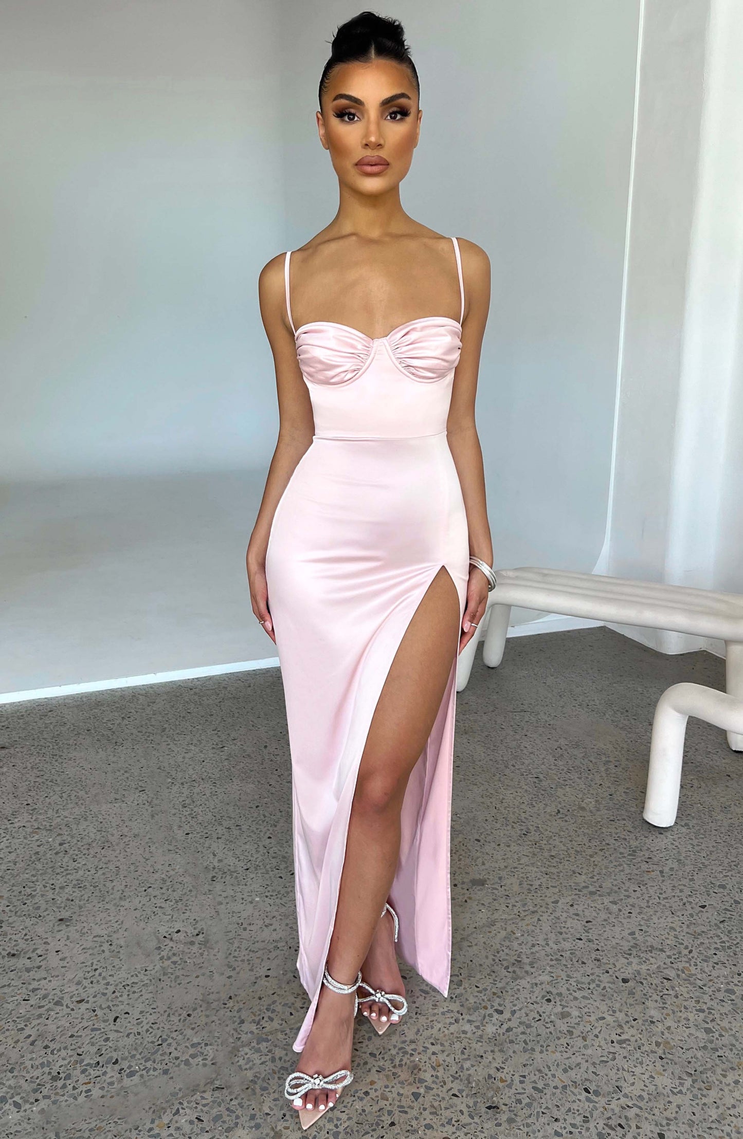 Alora Maxi Dress Blush